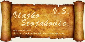 Vlajko Stojaković vizit kartica